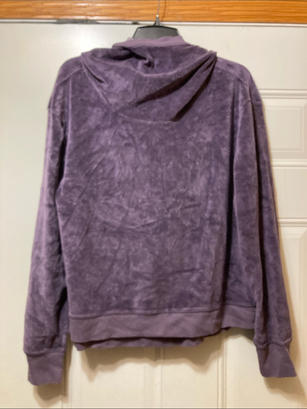 Zella Plush Hooded Pullover Top in Mauve Purple‎ XL